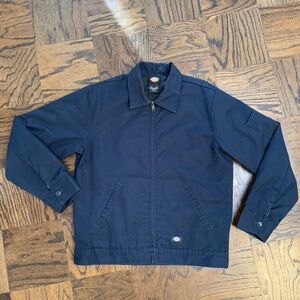 VTG Dickies Eisenhower Insulated Jacket Dark Navy Blue Large Tall Good Condition